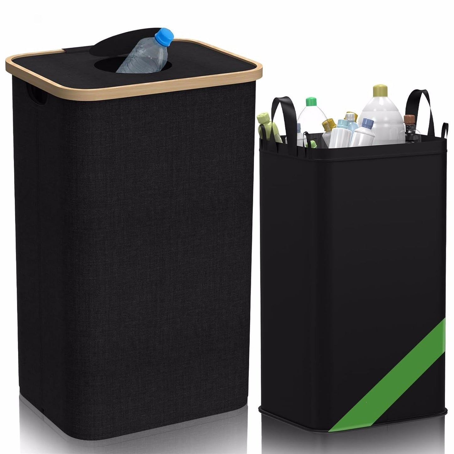 FoldaBag | Foldable 2-in-1 bag for storing plastic and deposit bottles