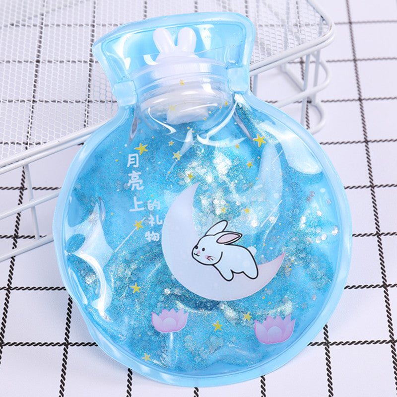 Kawira | Práctica bolsa de agua caliente con funda de tejido aterciopelado y un diseño adorable