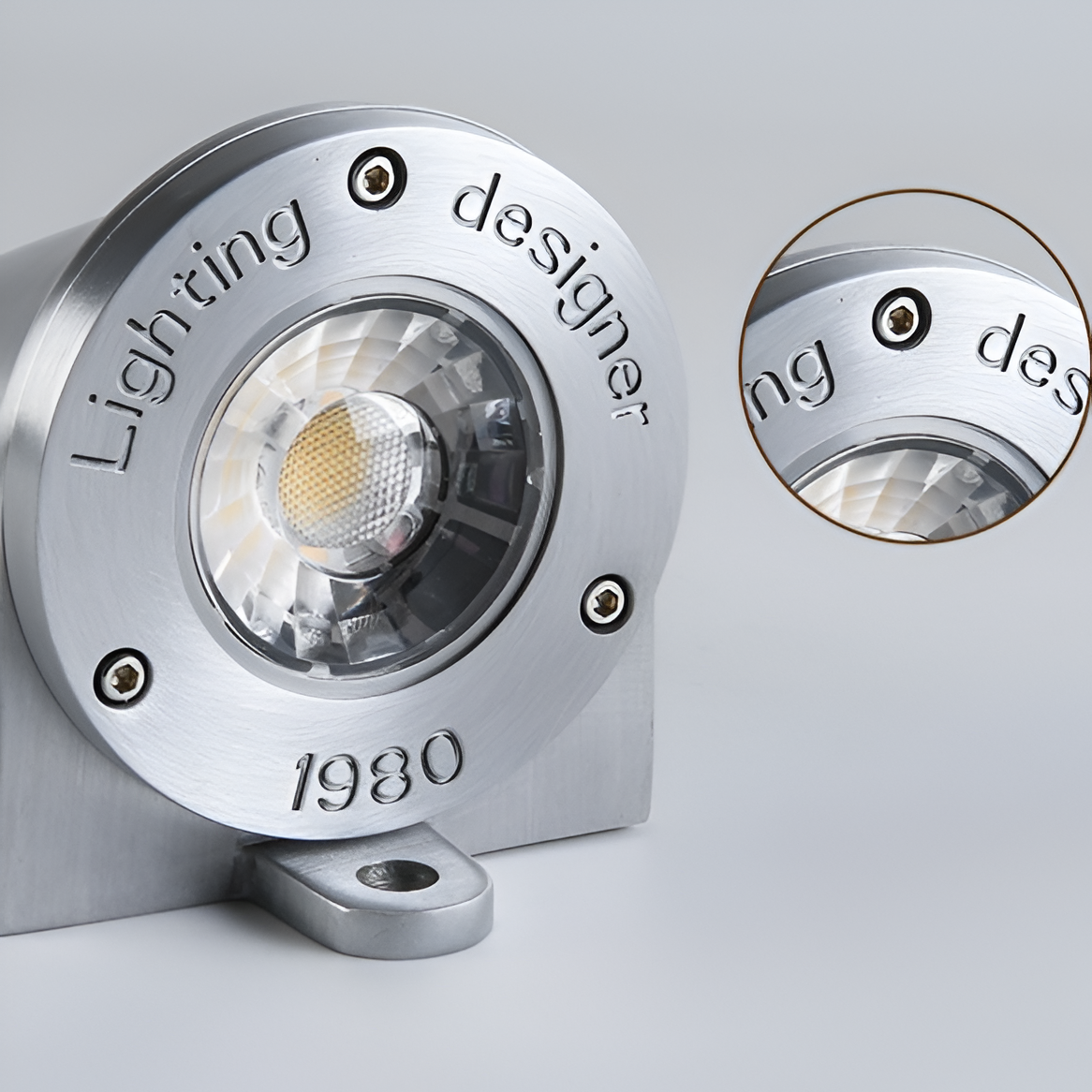Minimalist LED outdoor wall lamp made of aluminum – weatherproof