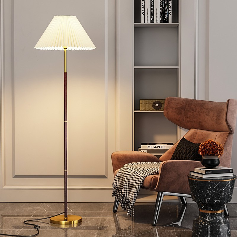 Lunara Shade | Lampada da terra senza tempo in carta di riso stile Japandi