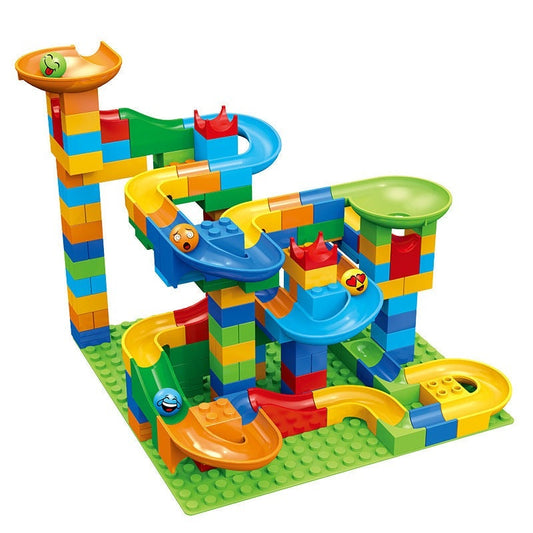 Rollino | Set per costruire una pista per biglie con fino a 514 pezzi, per bambini dai 4 anni in su