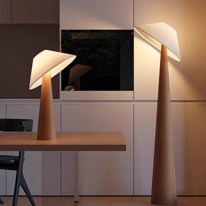Caelistra | Lampada da terra Japandi come lampada da terra e da tavolo