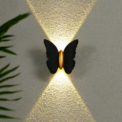 Applique da esterno Butterfly – luce calda con elegante forma a farfalla