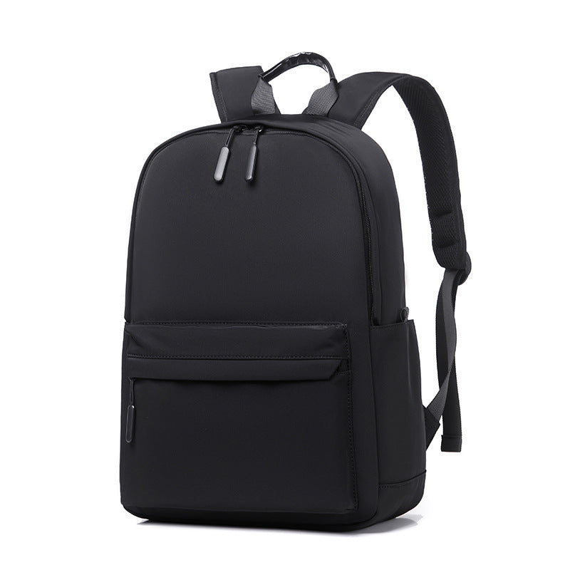 Plainora | Zaino semplice per laptop fino a 15,6 pollici, idrorepellente e con tasche laterali