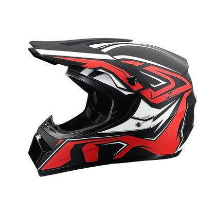 Trakvo | Full-Face Motocross Helmet with Peak and Reinforced Chin Guard