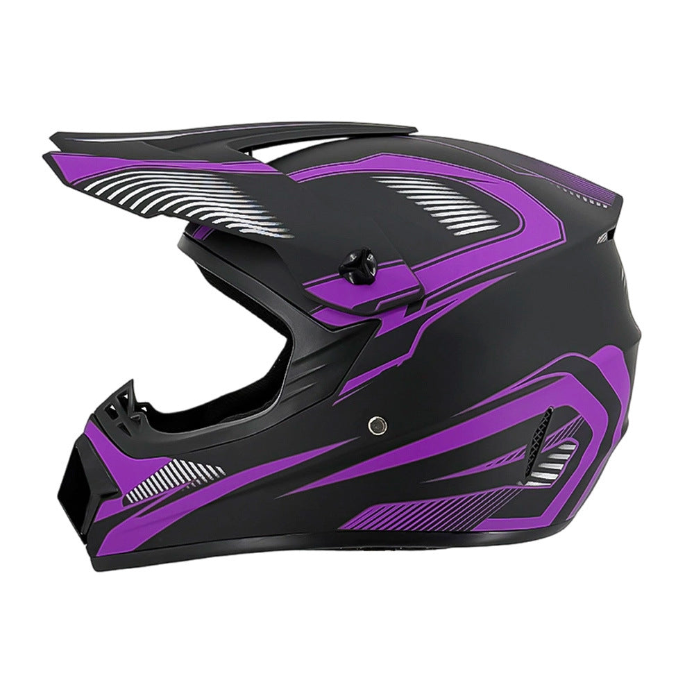 Trakvo | Full-Face Motocross Helmet with Peak and Reinforced Chin Guard