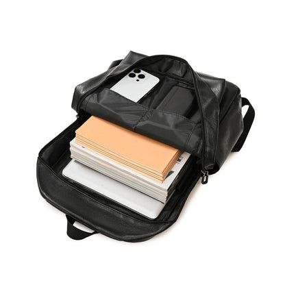 Bureno | Business Rucksack aus Leder mit Laptopfach bis 15 Zoll und Innenfächern