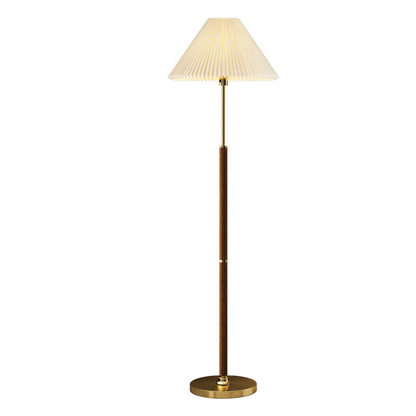 Lunara Shade | Lampada da terra senza tempo in carta di riso stile Japandi