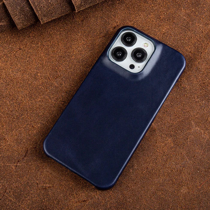 Cuirelo | Funda de móvil de cuero encerado con anillo magnético