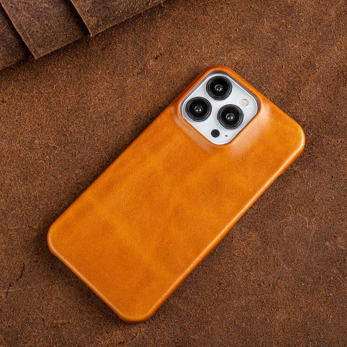 Cuirelo | Funda de móvil de cuero encerado con anillo magnético