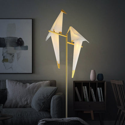 Orivio | Lampe oiseau origami magnétique avec éclairage LED