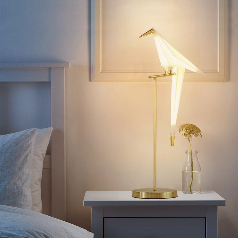 Orivio | Lampe oiseau origami magnétique avec éclairage LED