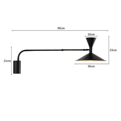Orrin Vey LED Wandleuchte | Minimalistisches Design | Warmweißes Licht | Aluminium