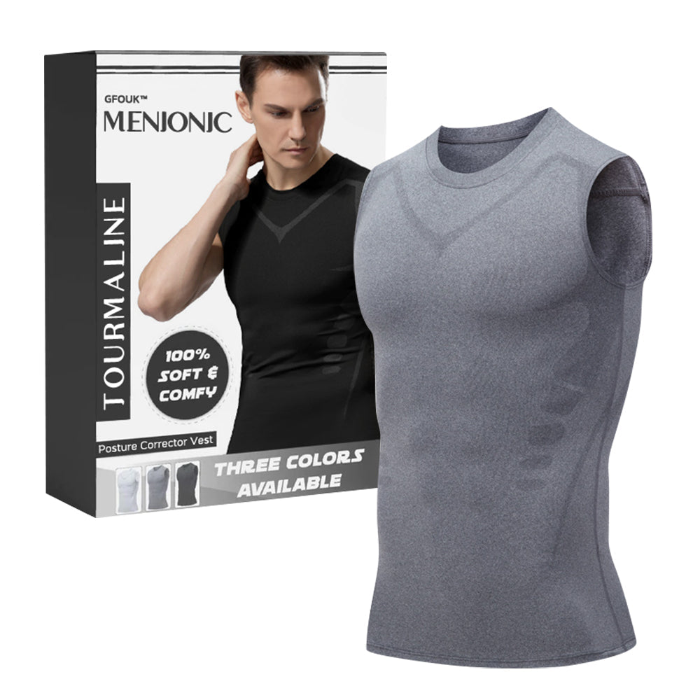 Haltaro | Camiseta correctora de postura para hombre con compresión para la espalda y los hombros