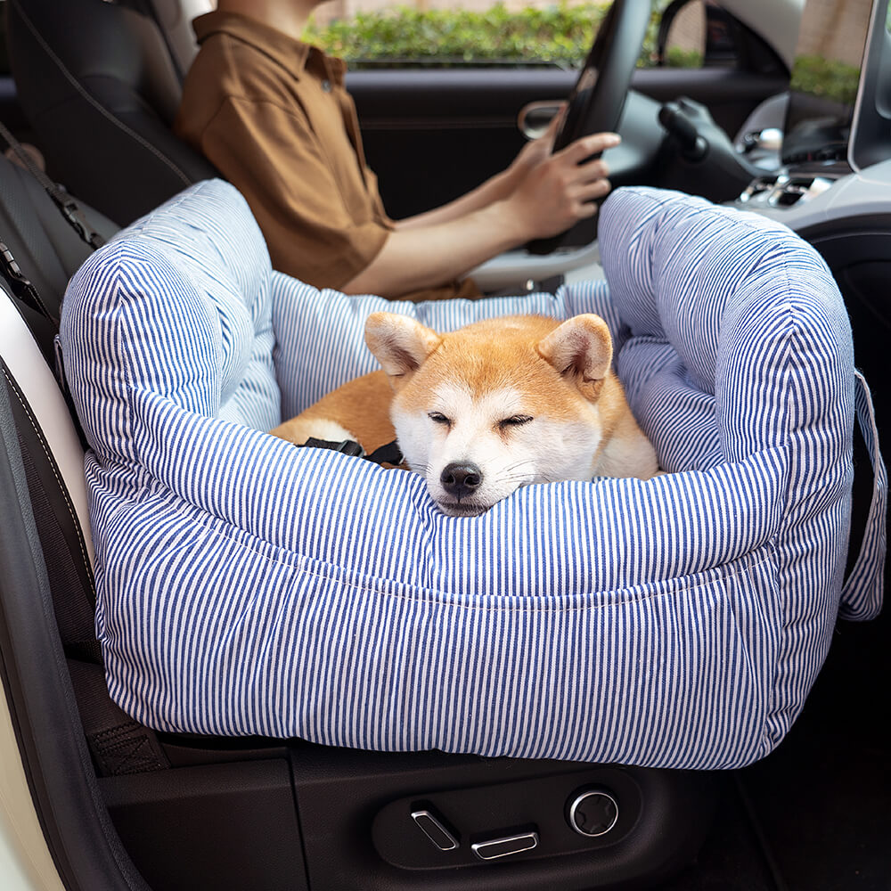 PawVoyage™ luksusowe legowisko dla psa do samochodu | bezpieczne i wygodne | zmywalne | z bocznymi kieszeniami | rozmiary M i L