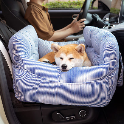 PawVoyage™ luksusowe legowisko dla psa do samochodu | bezpieczne i wygodne | zmywalne | z bocznymi kieszeniami | rozmiary M i L