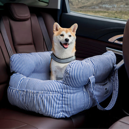 PawVoyage™ luksusowe legowisko dla psa do samochodu | bezpieczne i wygodne | zmywalne | z bocznymi kieszeniami | rozmiary M i L