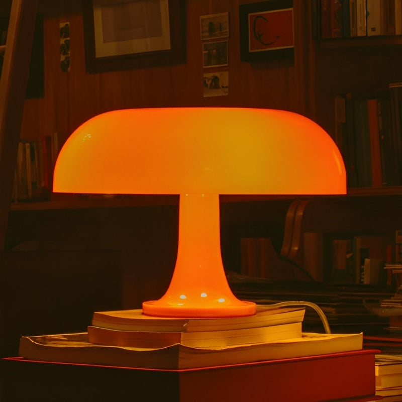 Pilzana | Pilz Tischlampe mit USB, stufenlos dimmbar und drei Lichtfarben