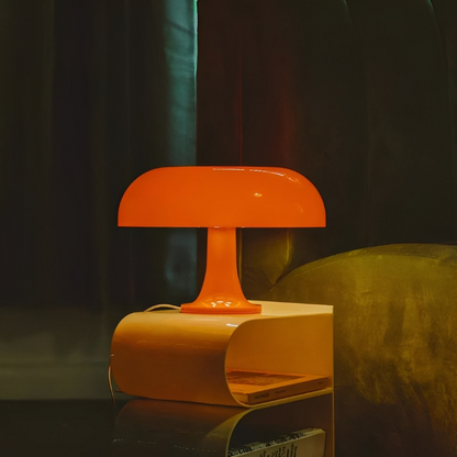 Pilzana | Pilz Tischlampe mit USB, stufenlos dimmbar und drei Lichtfarben