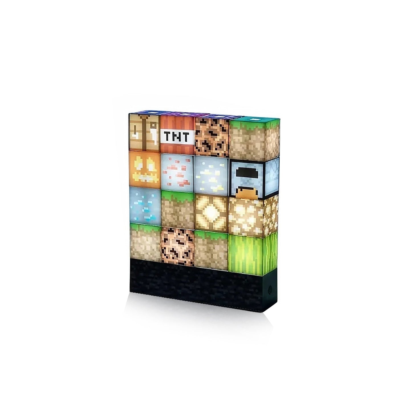 Brikkor Glow | Lampada da tavolo LED in design pixel art