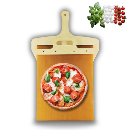Pizzolo | Pala para pizza con mecanismo deslizante de PP apto para uso alimentario