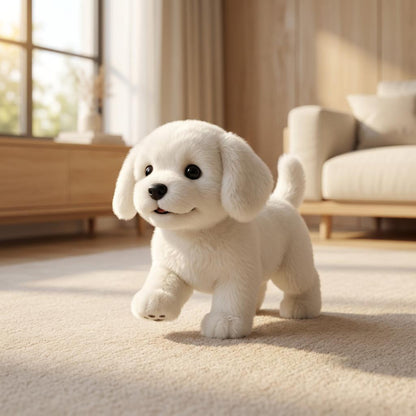 Wuffino | Interactive Plush Puppy that Walks, Barks and Wags its Tail