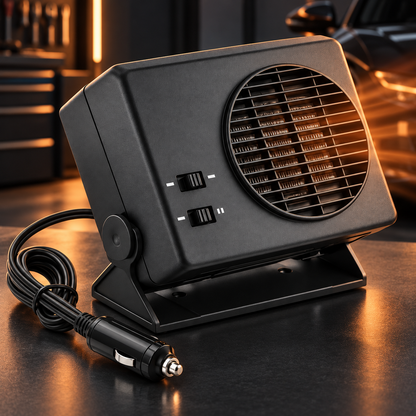 Kabinora | Calefactor de cerámica para coche de 12 V con función de calefacción y ventilación
