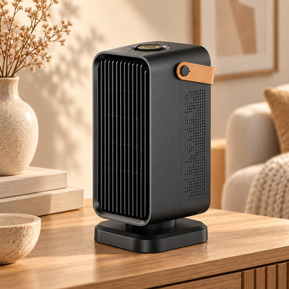 Ceravio | Termoventilatore in ceramica da 1200 W con 3 livelli, oscillazione e modalità ventilatore