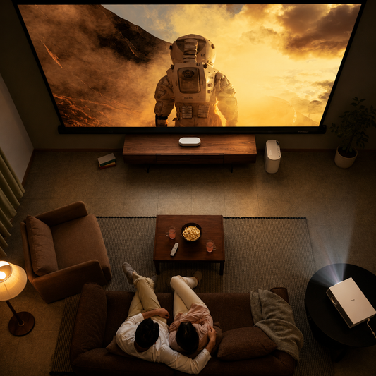 Wivano | Mini Beamer 1080p mit WiFi 6, HDMI und Fernbedienung