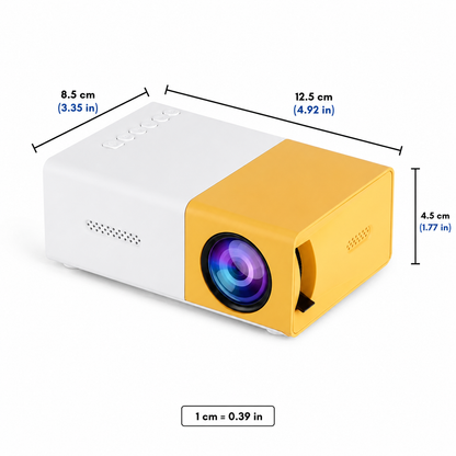 Wivano | Mini proiettore 1080p con WiFi 6, HDMI e telecomando