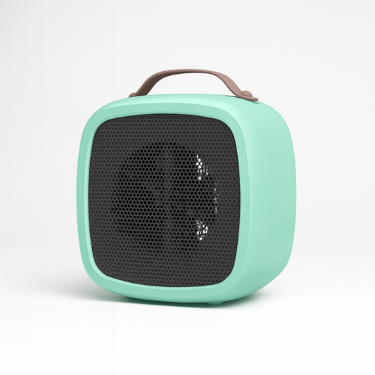 Calvento | Mini Keramik Heizlüfter 500 W mit Überhitzungsschutz und Griff