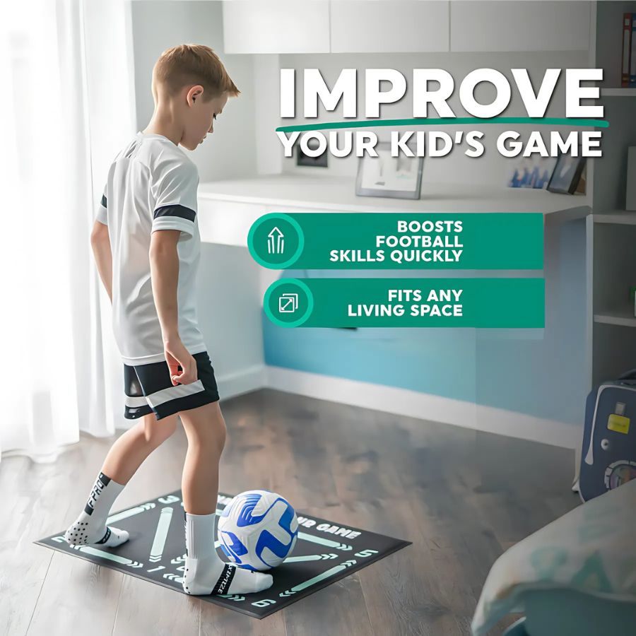 ProfiKick | Fußball-Trainingsmatte für Zuhause 4