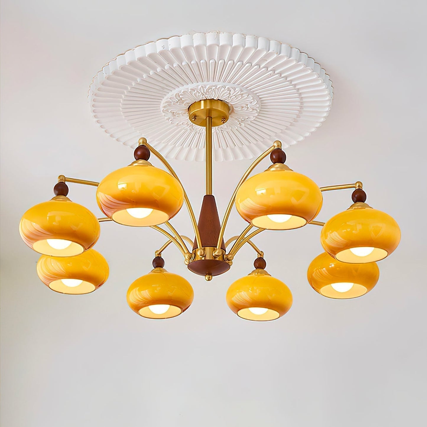 Meliora | Retro Chandelier with Musical Inspiration