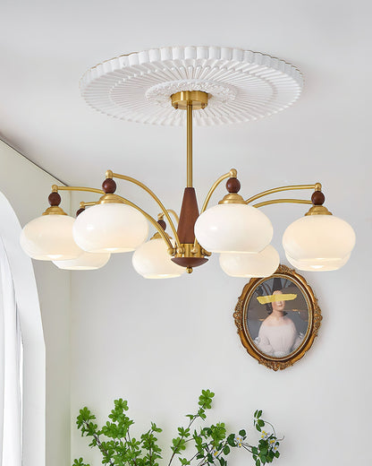 Meliora | Retro Chandelier with Musical Inspiration
