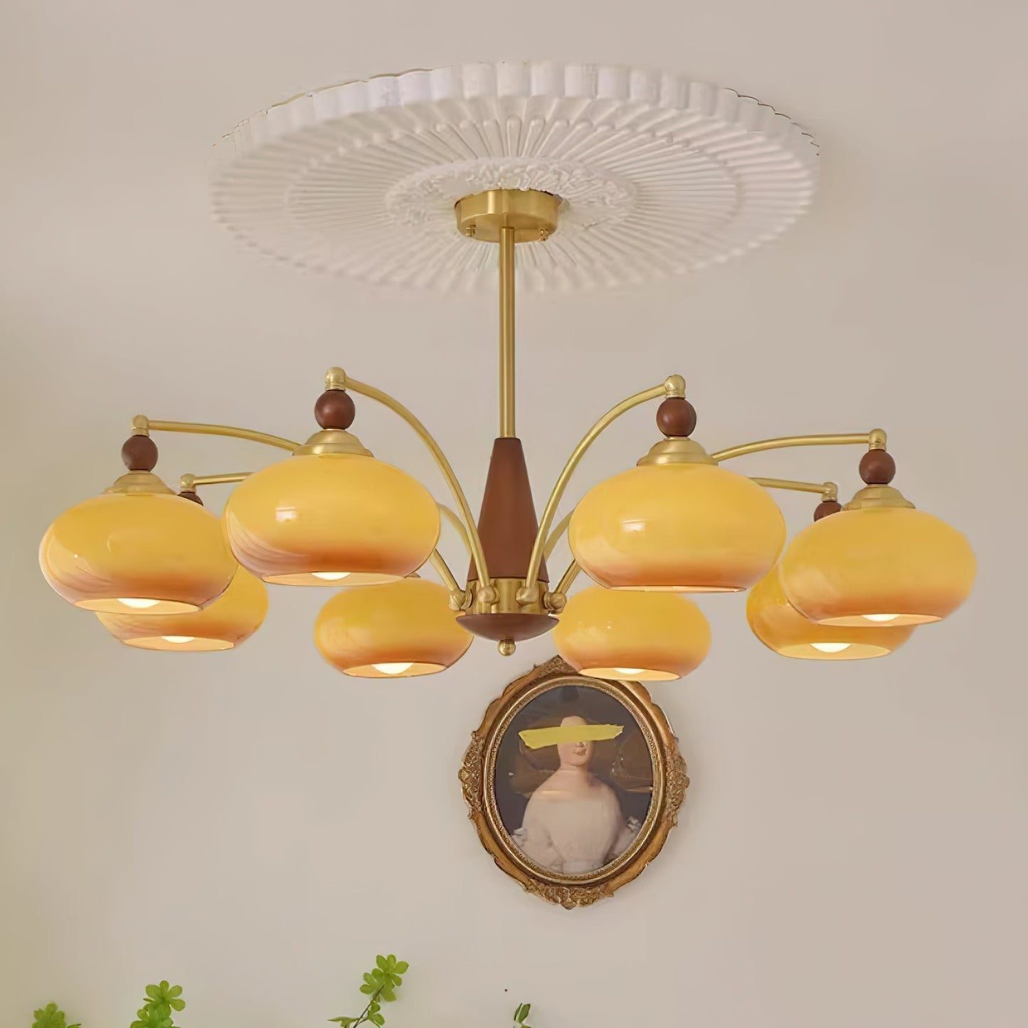 Meliora | Retro Chandelier with Musical Inspiration