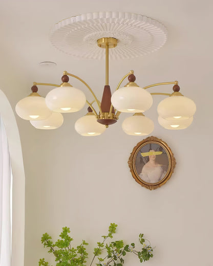 Meliora | Retro Chandelier with Musical Inspiration