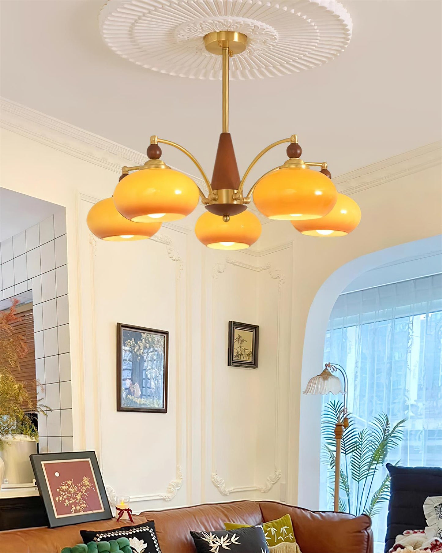 Meliora | Retro Chandelier with Musical Inspiration
