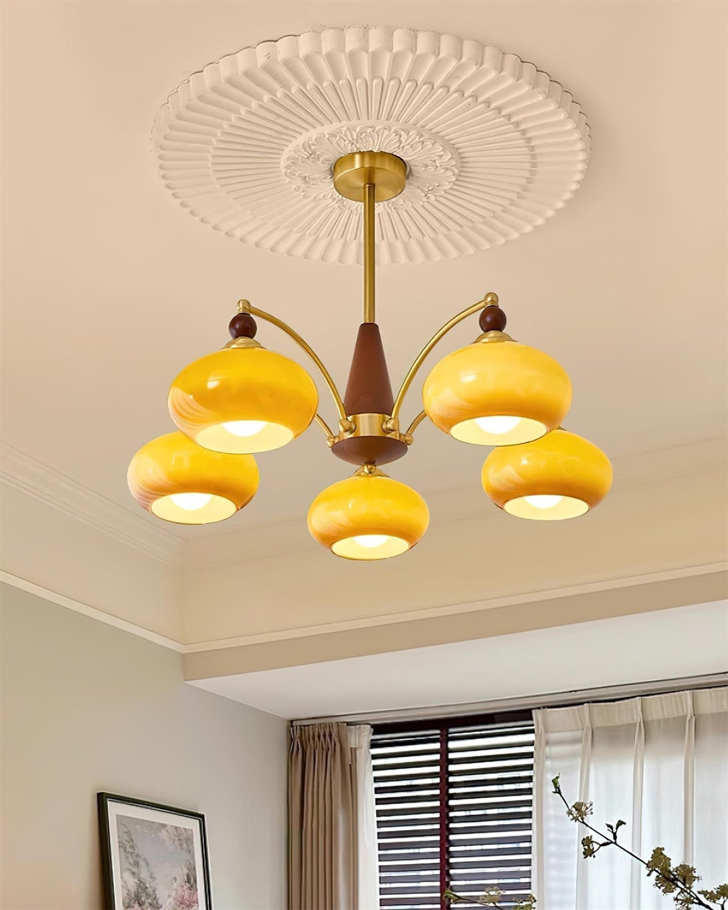 Meliora | Retro Chandelier with Musical Inspiration