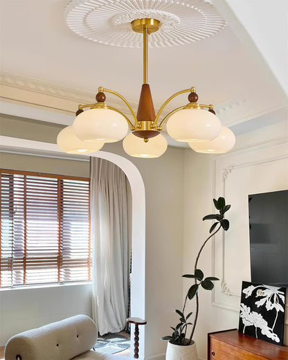 Meliora | Retro Chandelier with Musical Inspiration