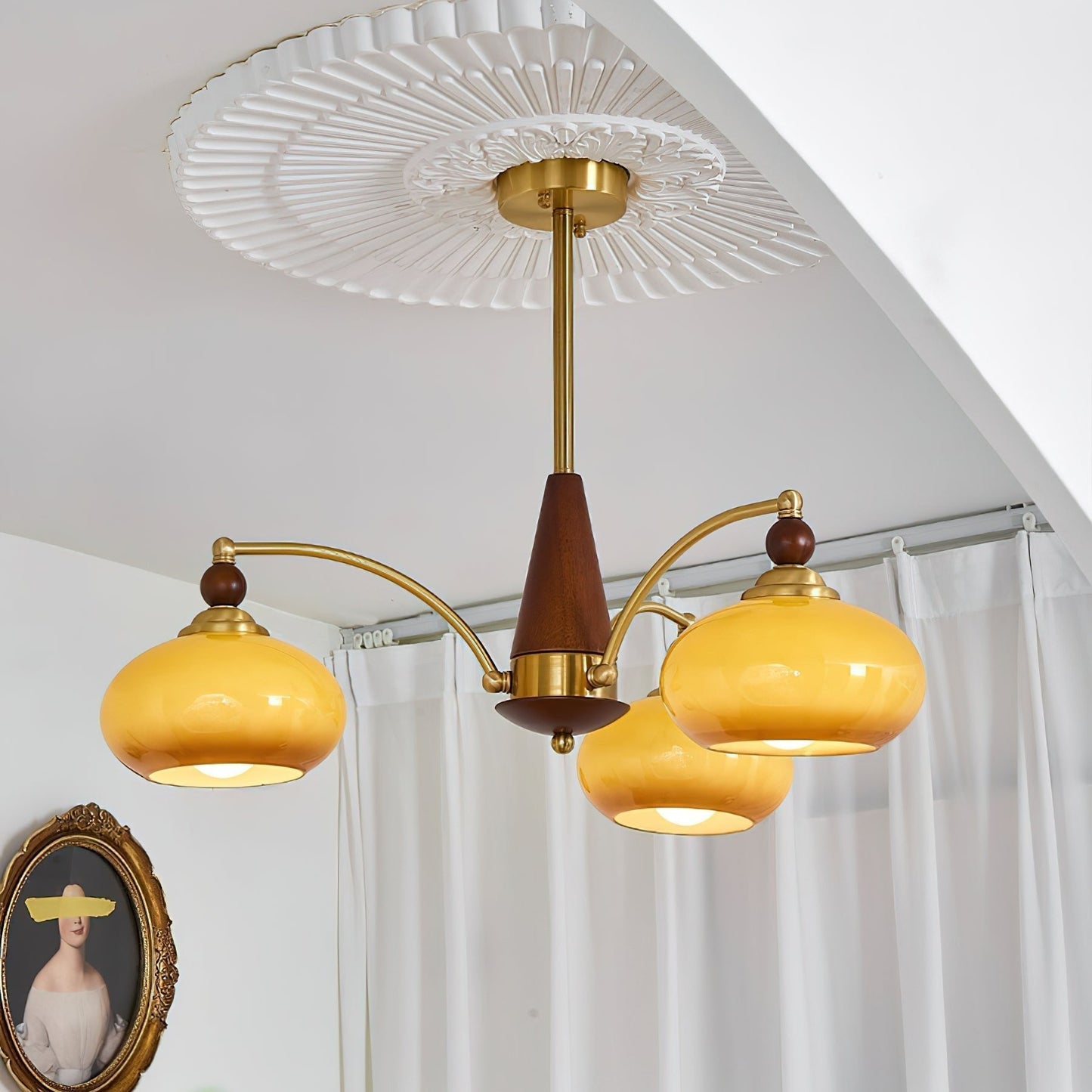 Meliora | Retro Chandelier with Musical Inspiration