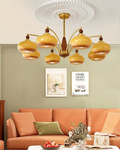 Meliora | Retro Chandelier with Musical Inspiration