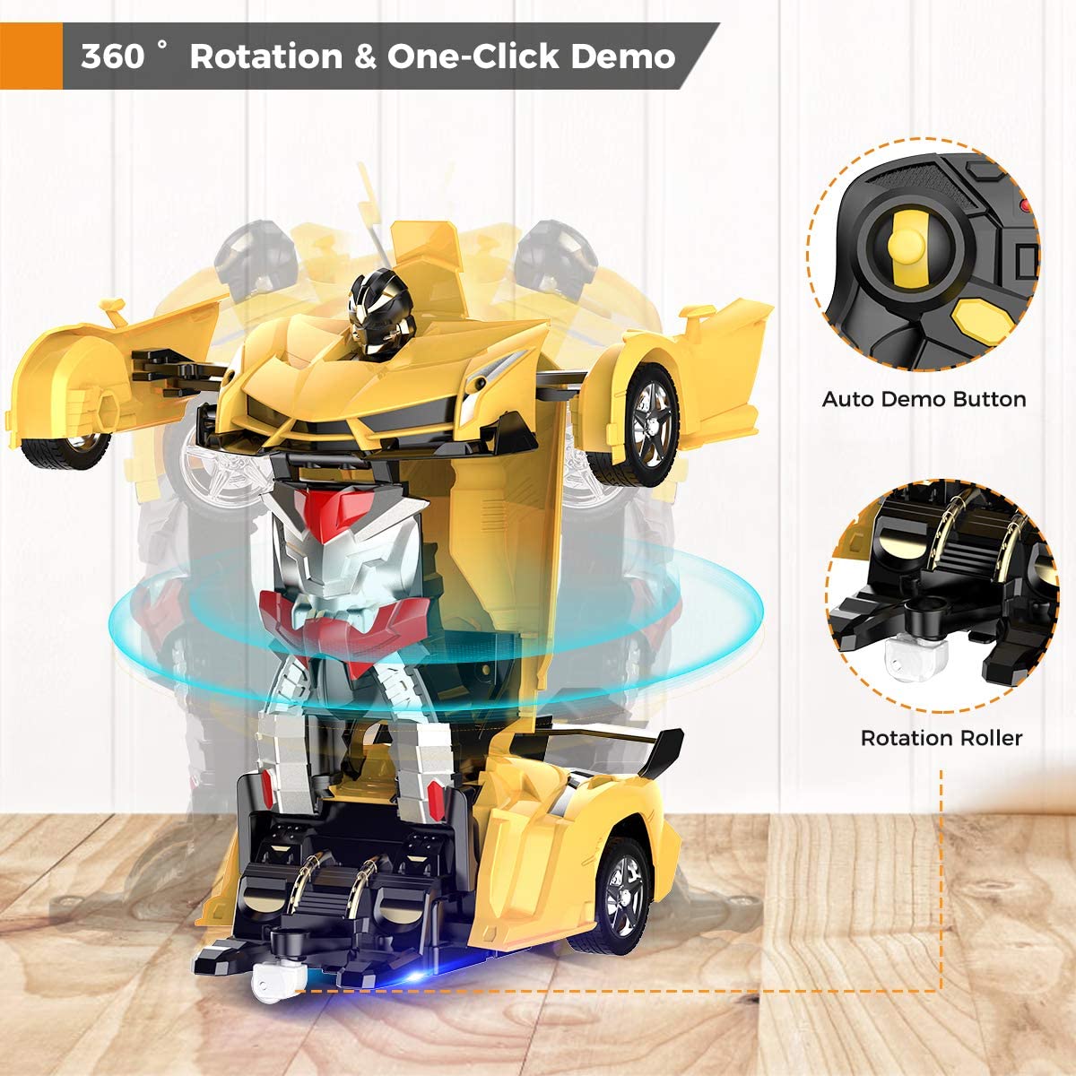 Robilio | Coche teledirigido que se transforma en robot y permite derrapar