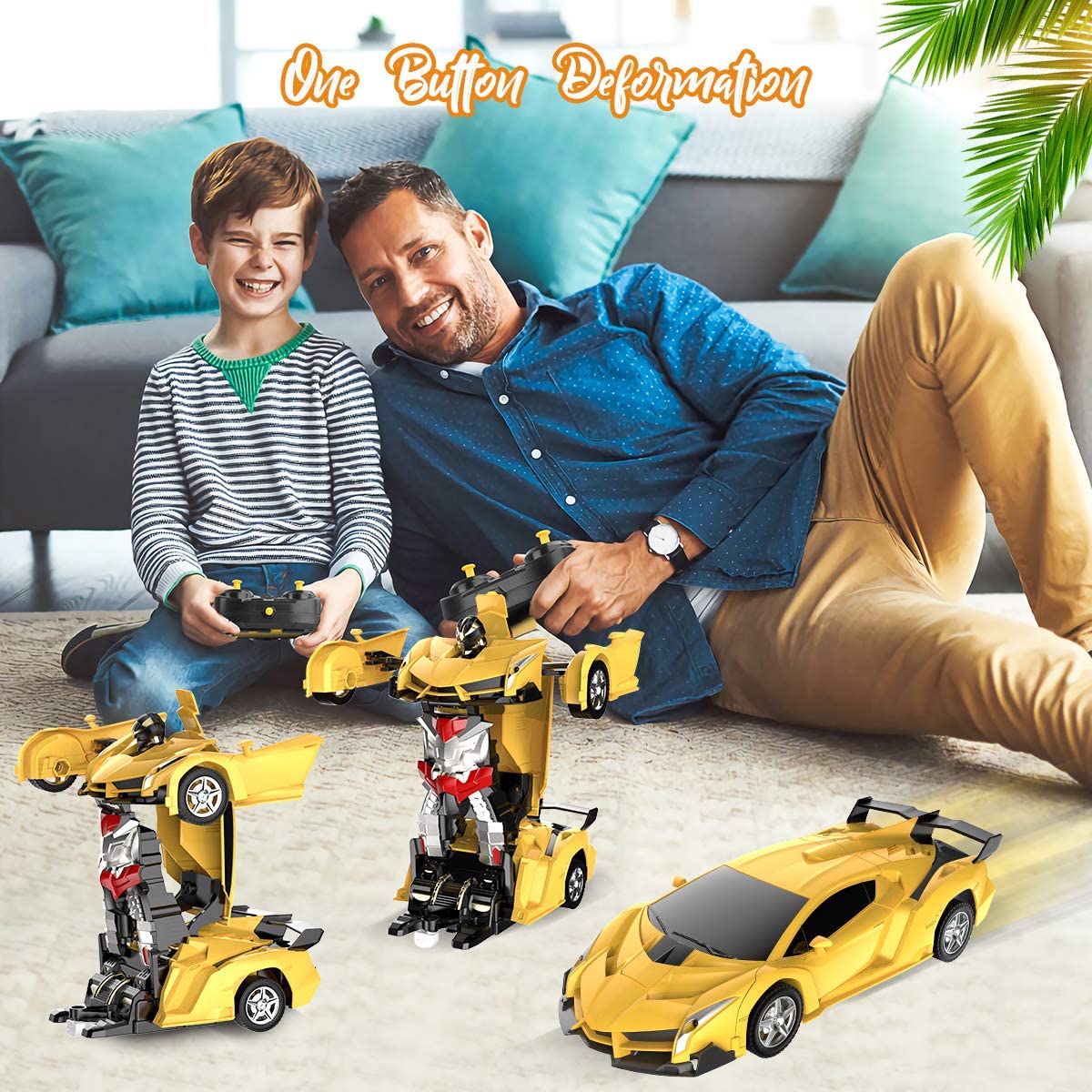 Robilio | Coche teledirigido que se transforma en robot y permite derrapar