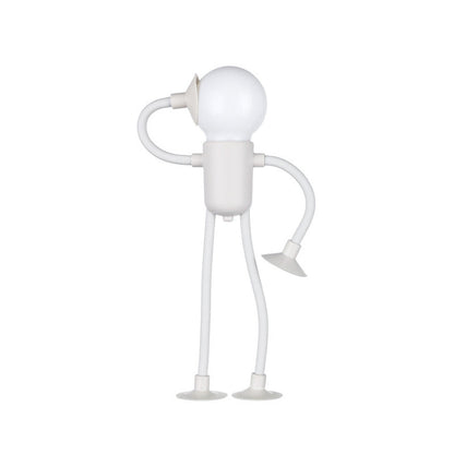 Robbelo | Roboter Tischlampe aus Kunststoff mit LED-Leuchtmittel, 25 x 15 cm