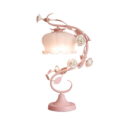 Rosara Bloom | Lampada da tavolo LED con decorazioni a fiori di rosa