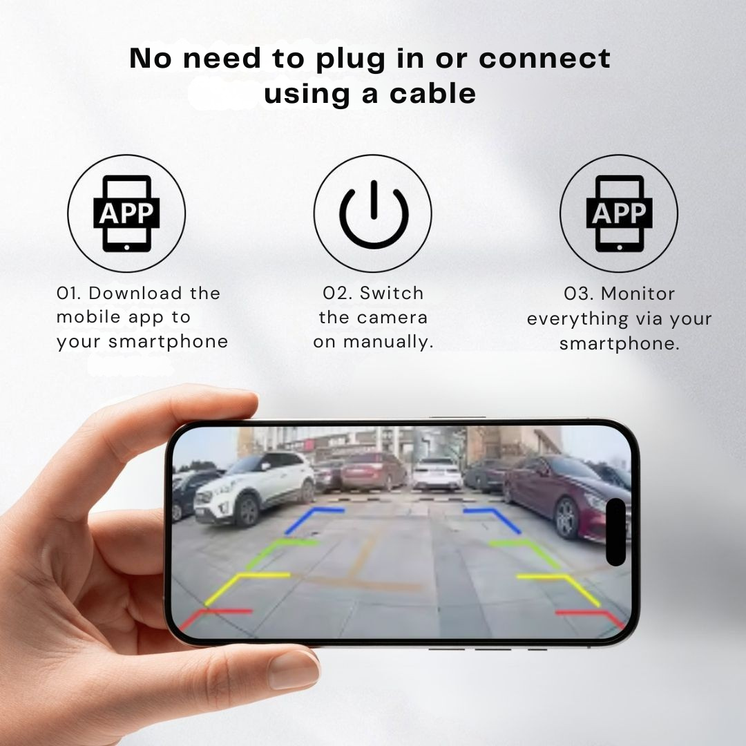 Revisto | Telecamera posteriore wireless con supporto magnetico e visione notturna