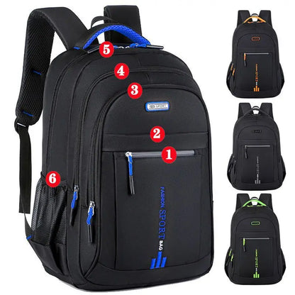 Pendaro | Zaino da uomo per laptop da 15,6 pollici, idrorepellente con porta USB