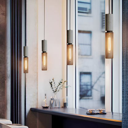 RusticLume Lampada | Lampada a sospensione industriale nera, regolabile in altezza e moderna