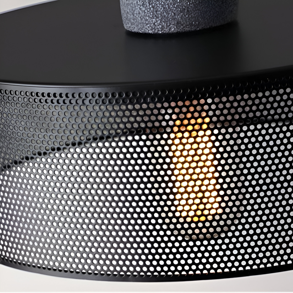 RusticLume Lampada | Lampada a sospensione industriale nera, regolabile in altezza e moderna