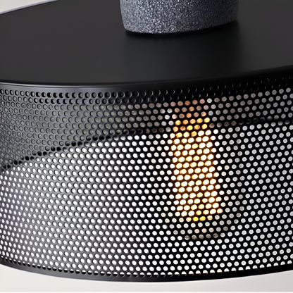RusticLume Lampada | Lampada a sospensione industriale nera, regolabile in altezza e moderna